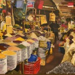 Tanzanian Market – 24″ x 36″ acrylic on canvas